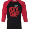 Apple Black Red Raglan T shirts