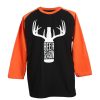 BEER SEASON Black Orange Raglan T shirts