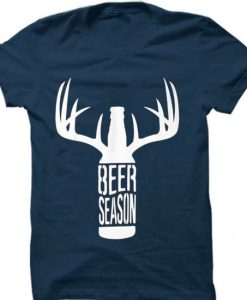 BEER SEASON Blue Navy T shirts