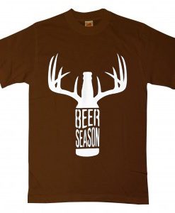 BEER SEASON Brown T shirts