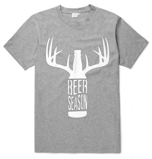 BEER SEASON Grey T shirts