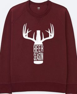 BEER SEASON Maroon Sweatshirts