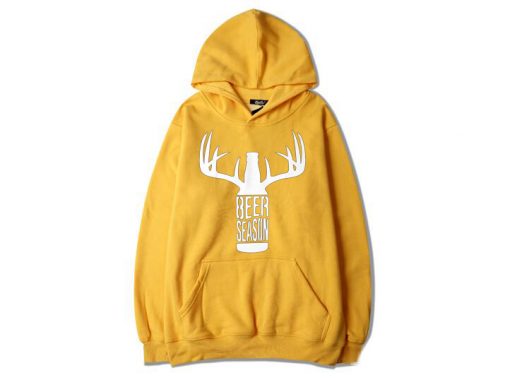 BEER SEASON Yellow Hoodie