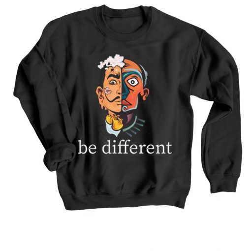 Be Different Black Sweatshirts