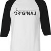 Be Original White Black Raglan T shirts