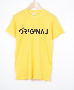 Be Original Yellow T shirts