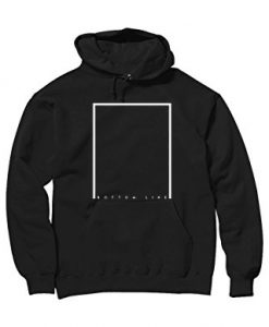 Bottom Line Black Hoodie