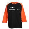 Coffee Refill Code Black Orange Raglan T shirts