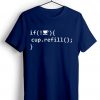 Coffee Refill Code Blue Navy T shirts