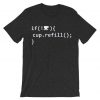 Coffee Refill Code Grey Asphalt T shirts