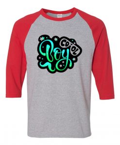 Cool Boy Grey Red Raglan T shirts