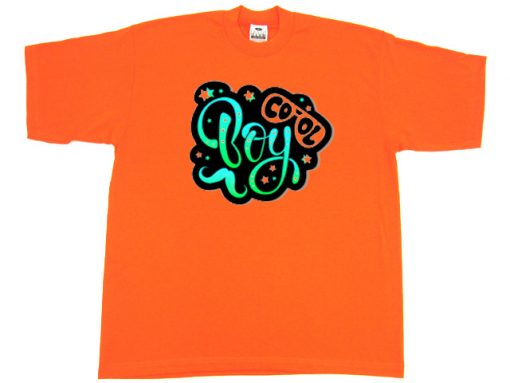 Cool Boy Orange T shirts