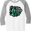 Cool Boy White Grey Raglan T shirts