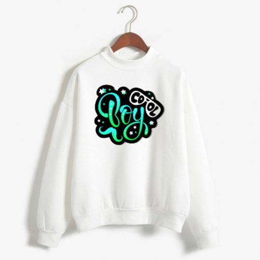 Cool Boy White Sweatshirts