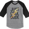 Cool Dude Grey Black Raglan T shirts