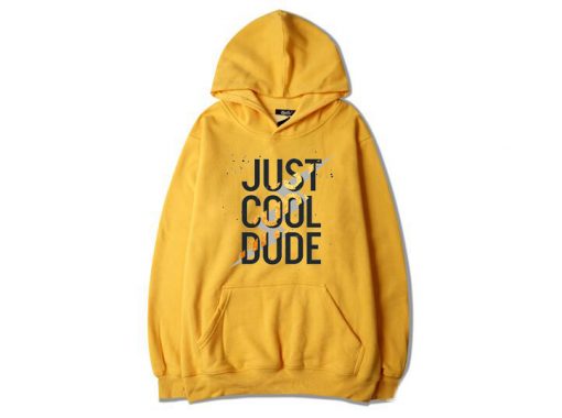 Cool Dude Yellow Hoodie