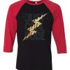 Coold Dude Black Red Raglan Tshirts