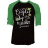 Couples Trip Double Date Jamaica Black Green Raglan T shirts