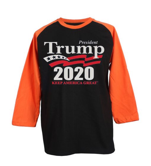 Donald Trump president 2020 Keep American Great Again BO Raglan T shirts