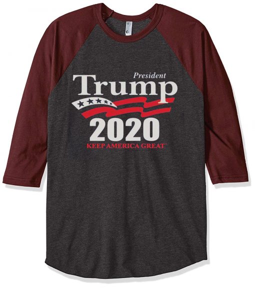 Donald Trump president 2020 Keep American Great Again GB Raglan T shirts