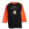 E=mc2 Coffee Energy Milk Grey Orange Raglan T shirts