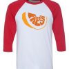 Fresh White Red Raglan Tshirts