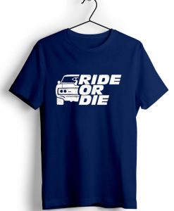 GO RIDE Blue Navy T shirts