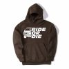 GO RIDE Brown Hoodie