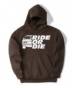 GO RIDE Brown Hoodie