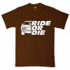 GO RIDE Brown T shirts