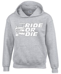 GO RIDE Grey Hoodie