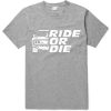 GO RIDE Grey T shirts