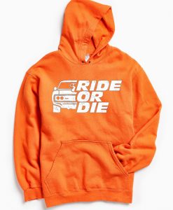 GO RIDE Orange Hoodie