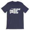 GO RIDE Purple T shirts