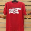 GO RIDE Red T shirts