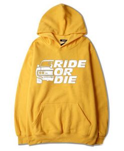 GO RIDE Yellow Hoodie