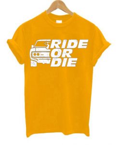 GO RIDE Yellow T shirts