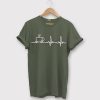 Graphic Coffee Green Army T shirts