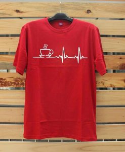 Graphic Coffee Red T shirts