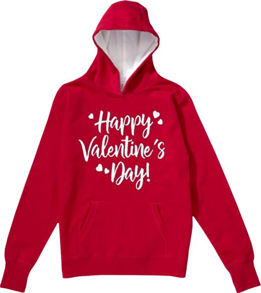 Happy Valentine Days Red Hoodie