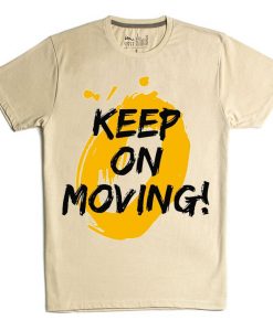 Keep on Moving Cream T Shirts