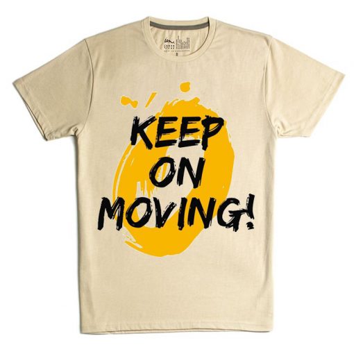 Keep on Moving Cream T Shirts