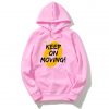 Keep on Moving Pink Hoodie