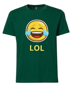 LOL Emticon Green T shirts