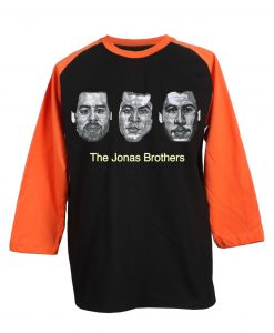 The Jonas Brothers Complete Black Orange Raglan T shirts