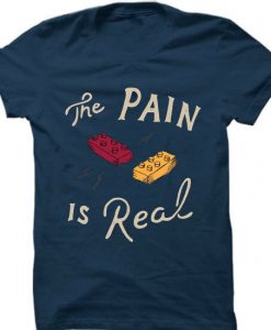 The Pain Is Real Blue NavyT shirts