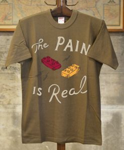 The Pain Is Real Brown T shirts