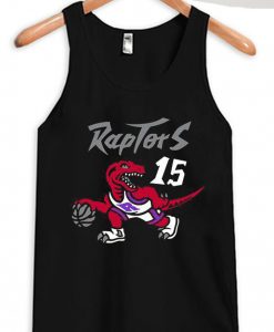 Toronto Raptors Vince Carter 15 Black Tank Top