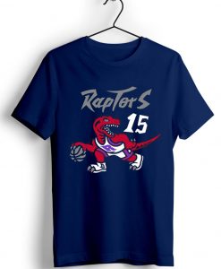 Toronto Raptors Vince Carter 15 Blue Navy T shirts