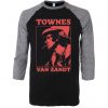 Townes Van Zandt Black Grey Raglan T shirts